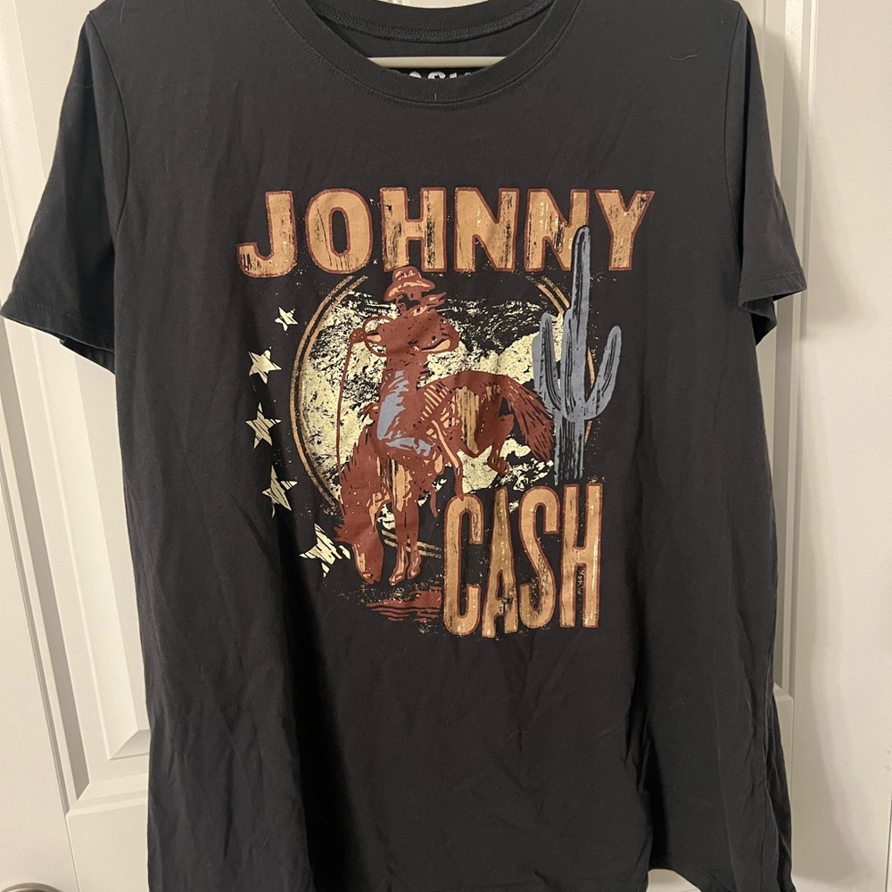 Torrid Black Johnny Cash Graphic Tee